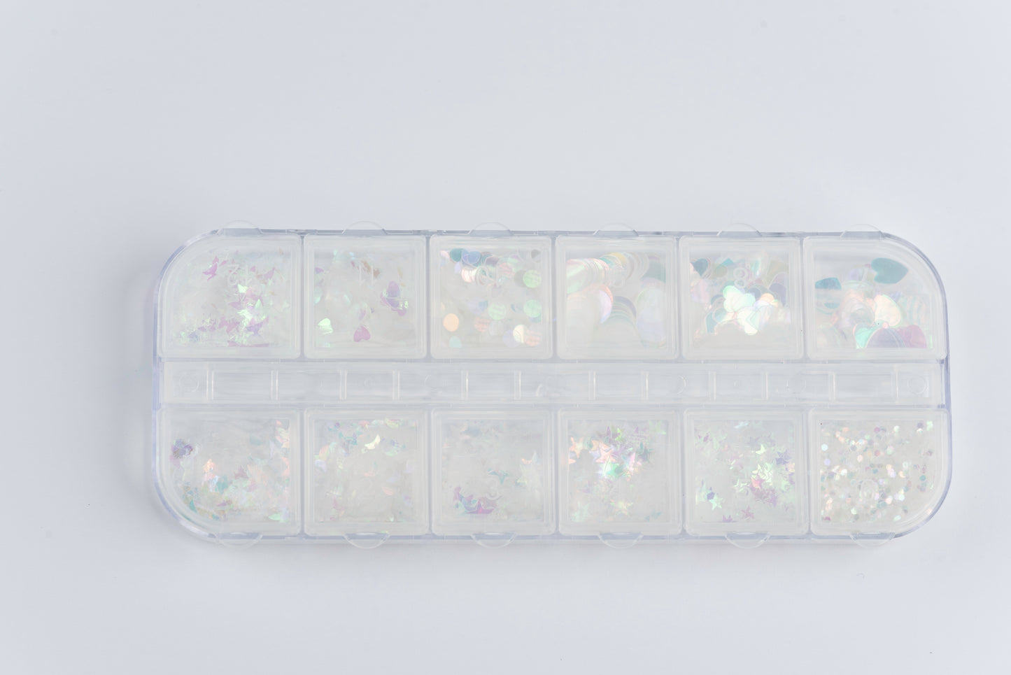 Shaped Glitter Pack- Clear